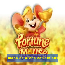 mapa da arena corinthians